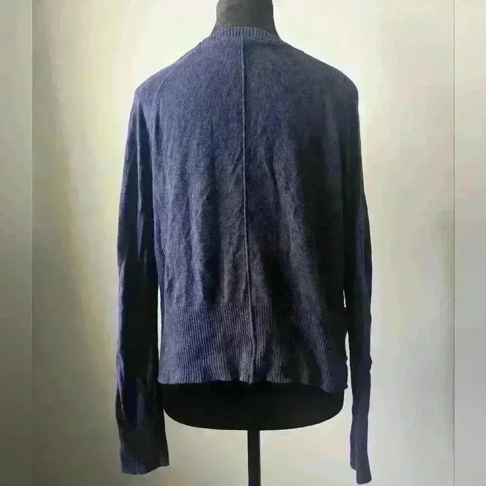 SO Cropped Blue Cardigan